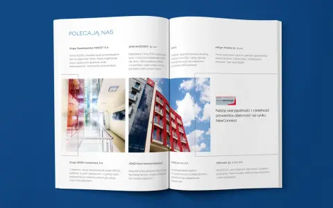 Katalog inaczej: rekomendacje firm, które cenią profesjonalizm i terminowość AEDES. Zdjęcia nowoczesnych budynków i wnętrz.