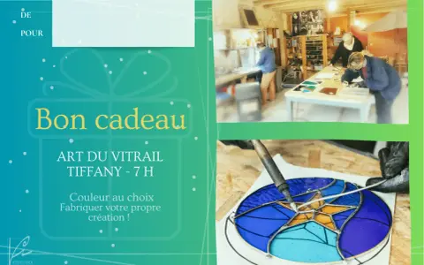 Atelier de vitrail Tiffany : l'initiation à l'art de créer sa propre pièce. Apprentissage de la technique Tiffany.