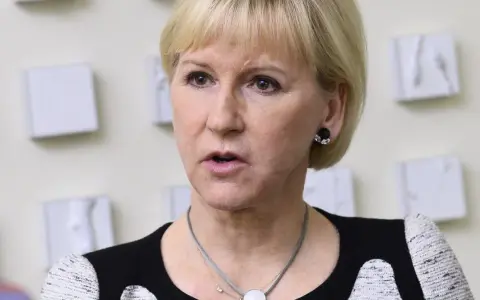 Margot Wallström, Sveriges utrikesminister, talar om relationen mellan Sverige och Israel.