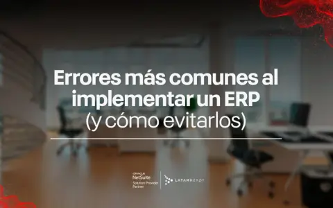 Errores comunes al implementar un software ERP y cómo evitarlos. Imagen de oficina moderna.