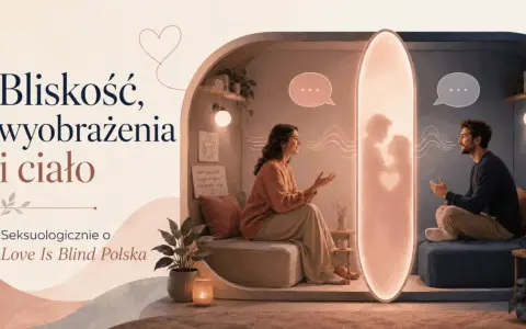 Para rozmawia, tworząc więź. Miłość nie jedno ma imię, a ta wizualizacja pokazuje, jak bliskość, wyobraźnia i ciało splatają się w poszukiwaniu uczucia.
