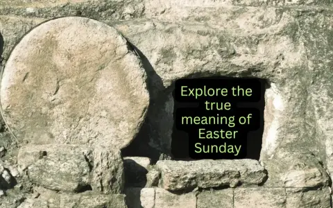 The empty tomb, a symbol of hope and new beginnings, invites us to explore the true meaning of Easter Sunday.