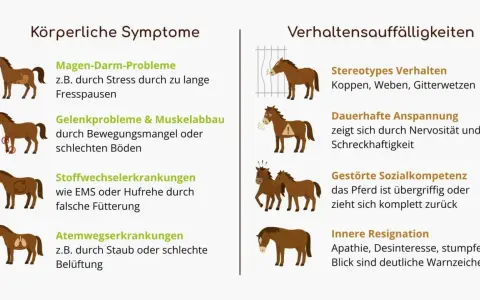 Stephanie Arndt: Ein Pferd mit Magen-Darm-Problemen, Gelenkproblemen, Stoffwechselerkrankungen oder Atemwegserkrankungen kann auch Verhaltensauffälligkeiten zeigen.