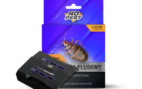 Pułapka na pluskwy z mocnym lepem, która skutecznie wyłapie niechcianych lokatorów. Opakowanie zawiera 5 sztuk.