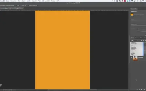 Dans Photoshop, un calque de réglage est utilisé pour modifier l'apparence d'une image. Ici, le menu "Art" propose différentes options de fusion.