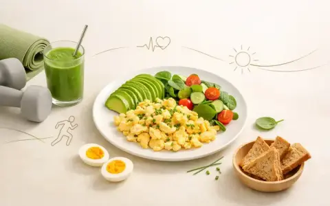 Zdrowe śniadanie na dieta jajeczna przepisy: jajecznica, awokado, warzywa, jajka na twardo, smoothie i grzanki. Idealne na początek dnia pełnego energii.
