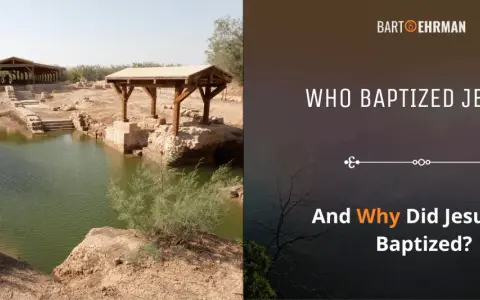 The Jordan River baptismal site, where John the Baptist, who baptized Jesus, ministered.