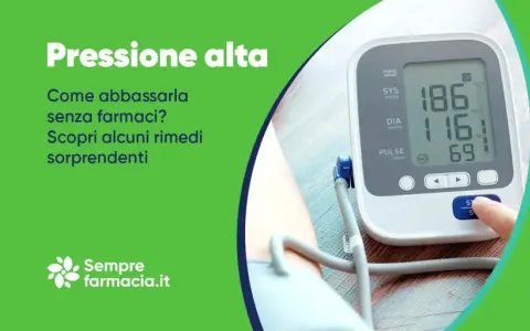 Pressione alta: scopri come abbassarla senza farmaci con rimedi sorprendenti. Un misuratore di pressione mostra valori elevati.
