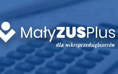 Mały ZUS Plus dla mikrofirm. Symbolizuje wsparcie dla małych przedsiębiorców, w przeciwieństwie do dużego ZUS.