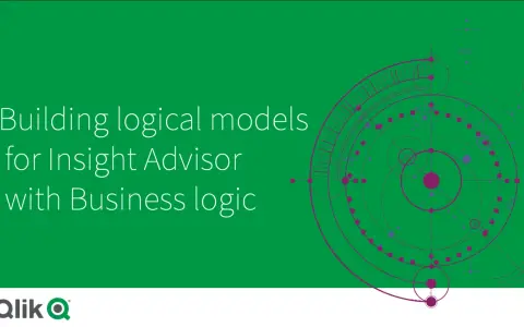 Tworzenie modeli logicznych dla Insight Advisor z wykorzystaniem logiki biznesowej.