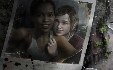 Foto de Riley y Ellie, amigas inseparables en The Last of Us. Un recuerdo preciado antes de que la vida las separara.