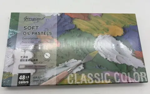 Zestaw Giorgione Soft Oil Pastels, idealny do tworzenia kolorowych, gładkich obrazów. To właśnie co to są pastele olejne – narzędzie dla artystów.