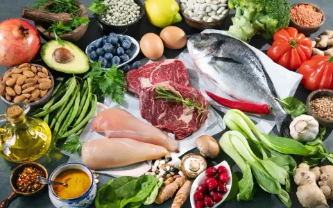 Mięso, ryba, jajka, awokado, jagody, orzechy i warzywa liściaste – składniki idealne na dietę niskowęglowodanową.
