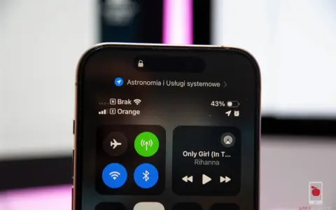 Telefon pokazuje brak sieci komórkowej, tylko Wi-Fi.