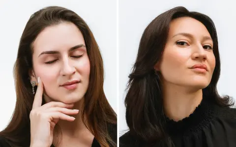 Avant/après : regard sublimé par un eye liner permanent.