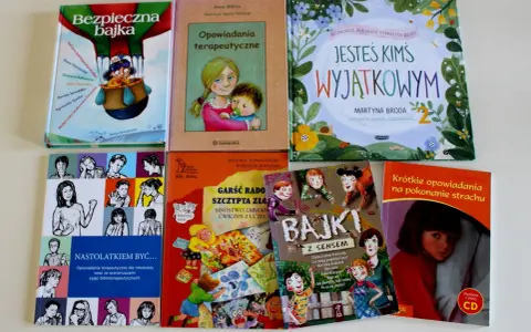 Kolekcja krótkich bajek terapeutycznych dla dzieci i młodzieży, wspierających rozwój emocjonalny i radzenie sobie z trudnościami.