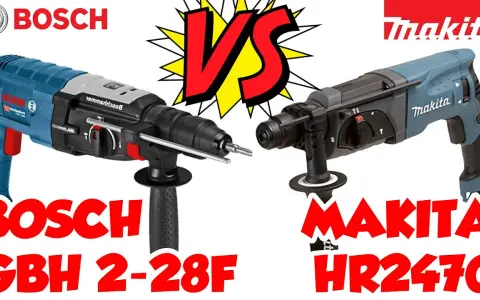 Która młotowiertarka lepsza? Bosch GBH 2-26 DRE vs Makita HR2470