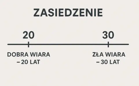 Zasiedzenie nieruchomości: 20 czy 30 lat? Kluczowe terminy i warunki