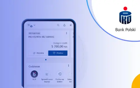 Aplikacja PKO Bank Polski pokazuje saldo konta. Sprawdź, jak sprawdzić, czy komornik zajął konto PKO, przeglądając historię transakcji.