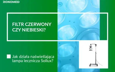 Lampa rehabilitacja Sollux z filtrem czerwonym czy niebieskim? Dowiedz się, jak działa naświetlająca lampa lecznicza.