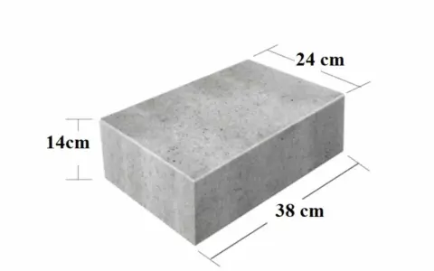 Bloczek fundamentowy o wymiarach 38x24x14 cm. Zastanawiasz się, ile waży bloczek fundamentowy?