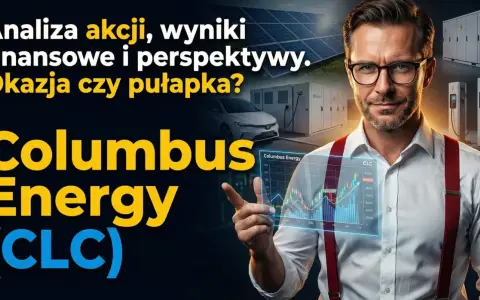 Analiza Columbus Energy (CLC) akcji: wyniki, perspektywy. Czy to okazja, czy pułapka? Mężczyzna analizuje wykresy.
