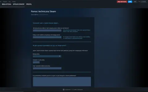 Steam: Odzyskaj konto bez maila! Dowody własności to klucz