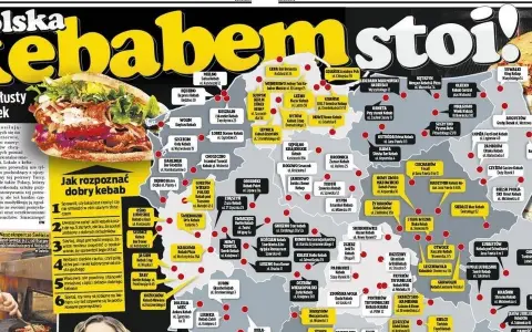Choco Kebab w Polsce: Mapa smaku! Gdzie go upolujesz?
