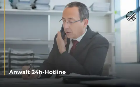 Anwalt im Anzug am Telefon, der Notizen macht. Er bietet telefonische Rechtsberatung im Familienrecht an, kostenlos.