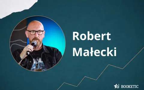 Robert Małecki, autor bestsellerów, w rozmowie o kolejności czytania jego książek.
