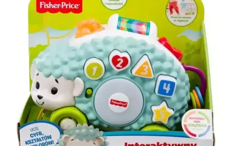 Fisher Price kolorowy jeż zabawka sensoryczna - rozwój zmysłów dziecka