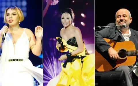 Trzy sceny muzyczne: kobieta w białej sukni, artystka w żółtej kreacji i mężczyzna grający na gitarze. Czy to najpopularniejsza turecka piosenka?