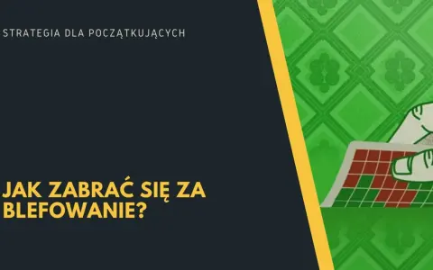 Strategia dla początkujących: jak zacząć blefować w grze. Ręka trzyma kartę z zielono-czerwonym wzorem.