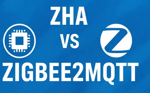 Comparativa visual entre ZHA y Zigbee2MQTT, dos protocolos para domótica.