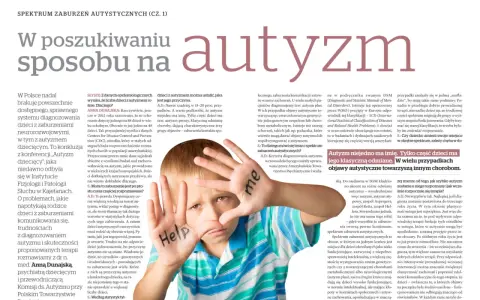 Autyzm to zaburzenie neurorozwojowe, nie choroba psychiczna. Poznaj prawdę