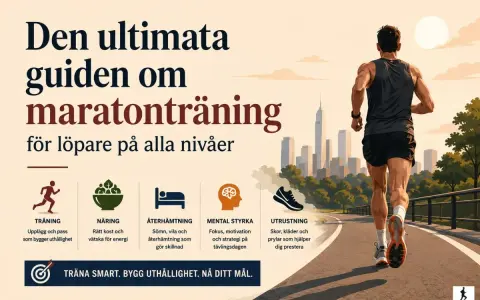 Den ultimata guiden om maratonträning för löpare på alla nivåer. Träning, näring, återhämtning, mental styrka och utrustning är nyckeln.