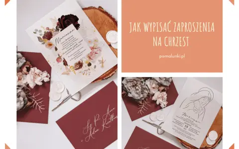 Jak wypisać zaproszenie dla chrzestnych, które wzruszy i zachwyci