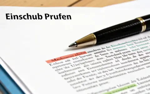 Ein Fülltext mit markierten Sätzen, der die Verwendung von Infinitivgruppen zur Überprüfung des Textes zeigt.