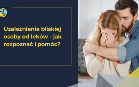 Mężczyzna pociesza płaczącą kobietę. Obraz ilustruje uzależnienie psychiczne przykłady, jak rozpoznać i pomóc bliskiej osobie.