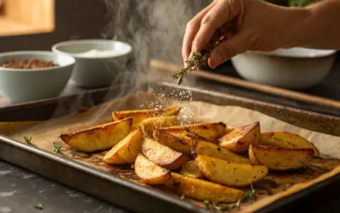 Chrupiące frytki z piekarnika: sekret idealnej temperatury i czasu