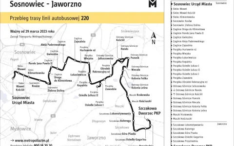 Autobus 220: Skąd odjeżdża? Pełna trasa i dojazd do metra