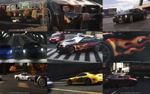NFS Most Wanted Remake: ścigaj się w Rockport, unikaj policji i driftuj w płomieniach.