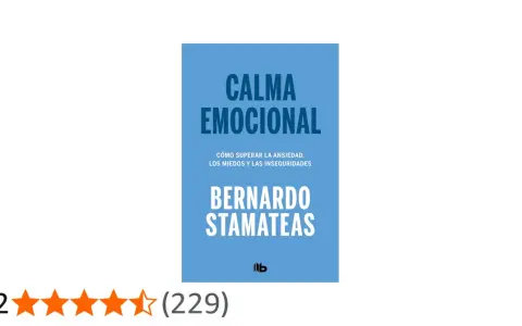 Libro "Calma Emocional" de Bernardo Stamateas, guía para alcanzar la tranquilidad emocional superando ansiedad y miedos.