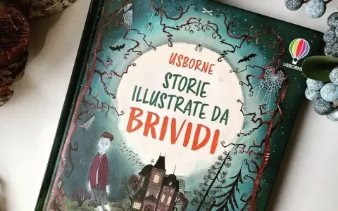 Copertina di "Storie illustrate da brividi" Usborne, perfetta per racconti di paura per bambini delle elementari. Un libro che promette avventure da non perdere!