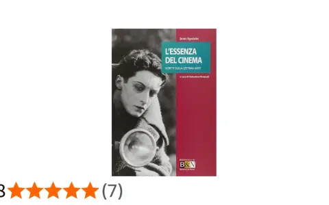 Copertina del libro "L'essenza del cinema" di Jean Epstein, regista e teorico del cinema.