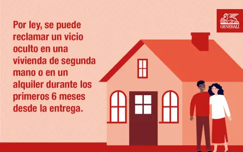 Pareja preocupada frente a su casa. La ley permite reclamar vicios ocultos en vivienda de segunda mano o alquiler en los primeros 6 meses.