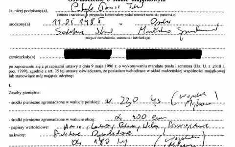 Jak wypełnić oświadczenie majątkowe policjanta? Uniknij kar!