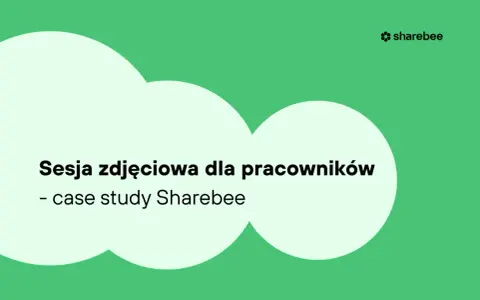 Sesja zdjęciowa dla pracowników - case study Sharebee. Fotografia stockowa.