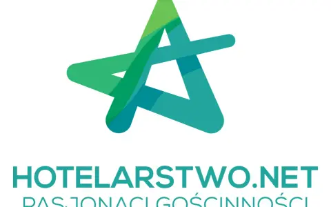 Logo HOTELARSTWO.NET z hasłem "Pasjonaci Gościnności". Idealne dla szkoleń hotelarskich i rozwoju branży.