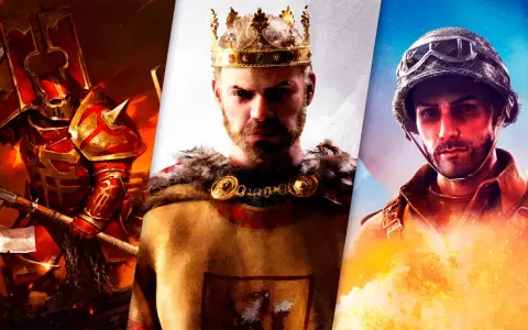 Un guerrero infernal, un rey coronado y un soldado en llamas. ¡Una épica compilación de juegos de estrategia para PC!